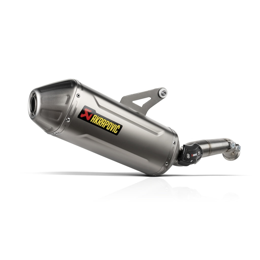 AKRAPOVIC S-CF8SO4-HFTT Вихлопна система Slip-On Line (титан) для CFMOTO 800MT 2024 Photo-0 