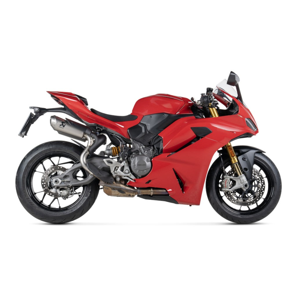 AKRAPOVIC S-D10SO8-HCHNT Вихлопна система Slip-On Line (титан) для DUCATI Panigale / Streetfighter V2 2025-2026 Photo-3 