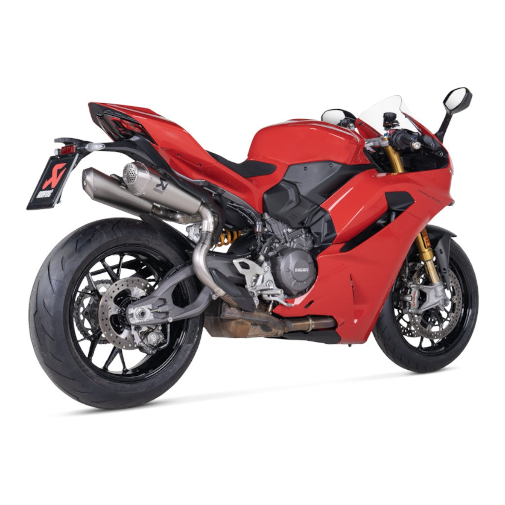 AKRAPOVIC S-D10SO8-HCHNT Вихлопна система Slip-On Line (титан) для DUCATI Panigale / Streetfighter V2 2025-2026 Photo-4 