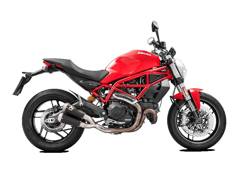 AKRAPOVIC MOTO S-D8SO4-CUBTBL/1 Глушник Slip-On Line (Titanium) для DUCATI Monster 797/797+ 2017-2020 Photo-1 