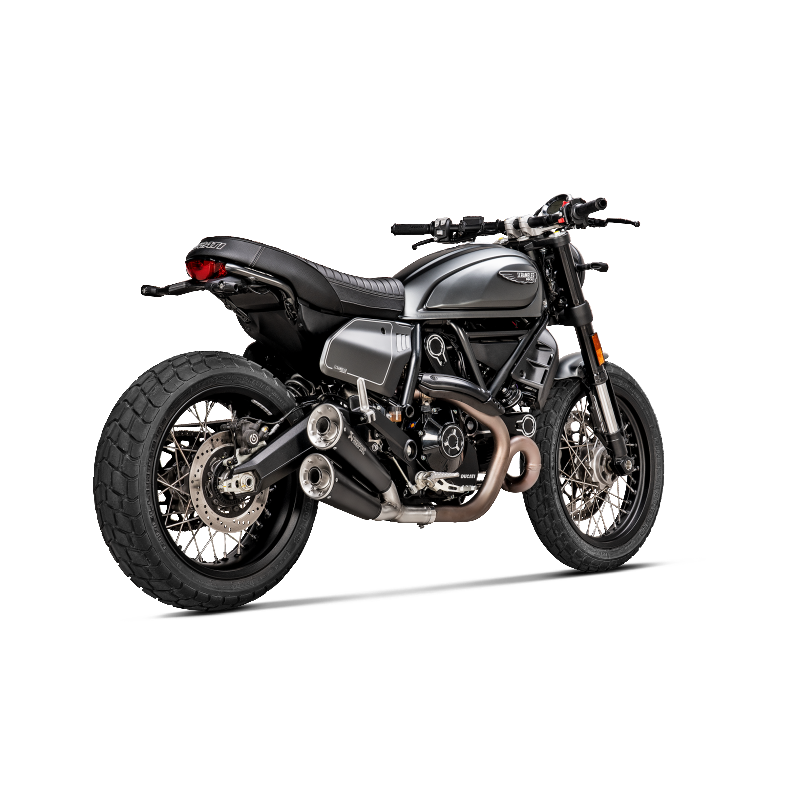 AKRAPOVIC S-D8SO6-ISSSBL Вихлоп Slip-On Line (SS) для DUCATI Scrambler Urban Motard/Nightshift/Icon/Icon Dark/Desert Sled 2021-2022 Photo-2 