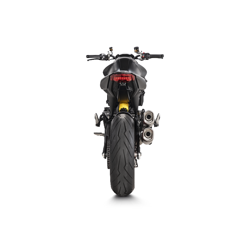 AKRAPOVIC S-D9SO17-HCQT Вихлопна система Slip-On Line (Titanium) для DUCATI Monster 2021-2023 Photo-4 