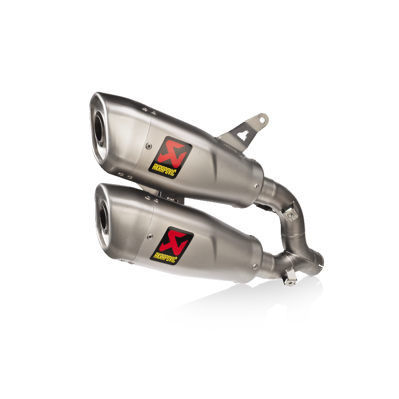 AKRAPOVIC S-D9SO17-HCQT Вихлопна система Slip-On Line (Titanium) для DUCATI Monster 2021-2023 Photo-1 