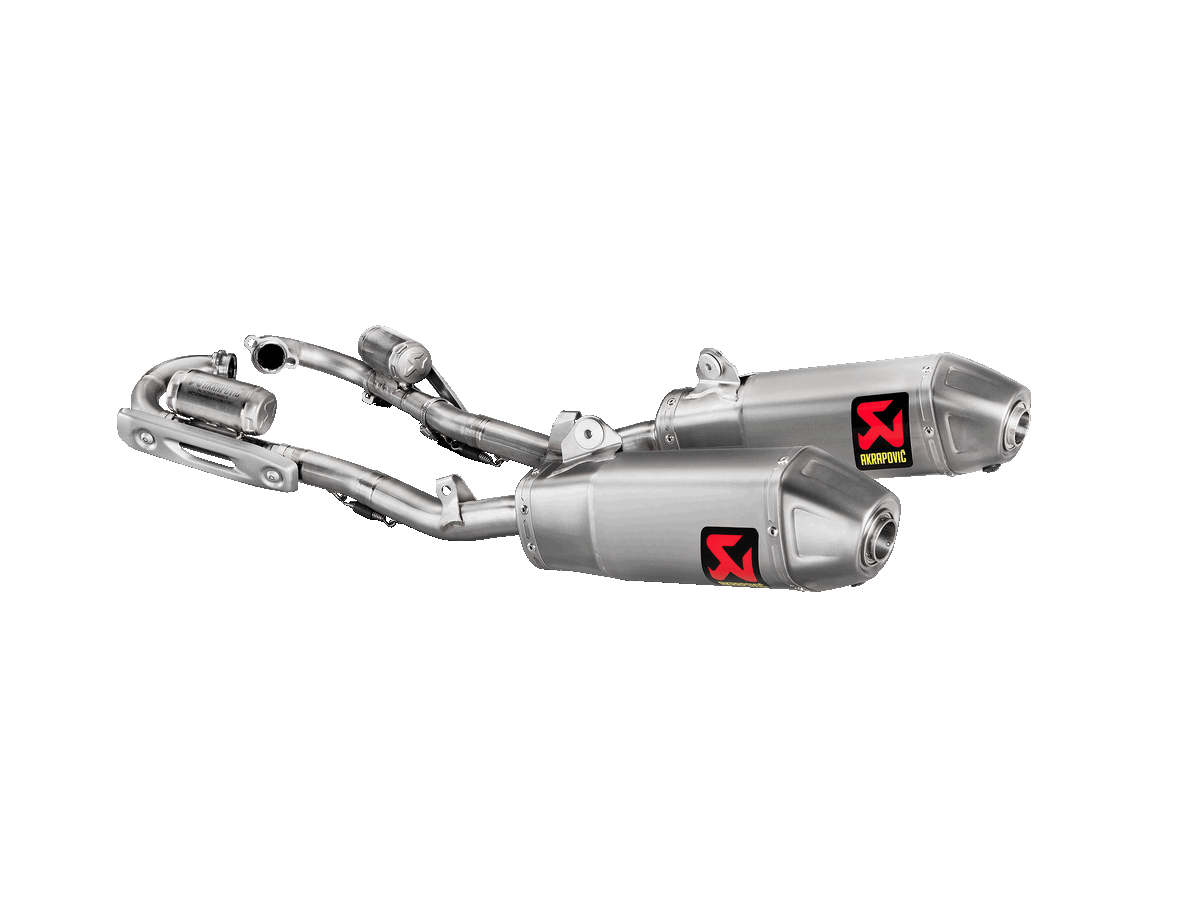 AKRAPOVIC MOTO S-H2MET12-CIQTA Глушник Evolution Line (Titanium) для HONDA CRF 250 R/RX 2018-2021 Photo-0 