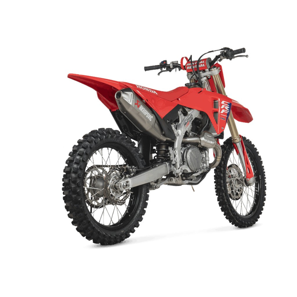 AKRAPOVIC S-H4E1-FDHLT Вихлопна система Evolution Line (титан) для Honda CRF450R / 450RX 2025- Photo-3 