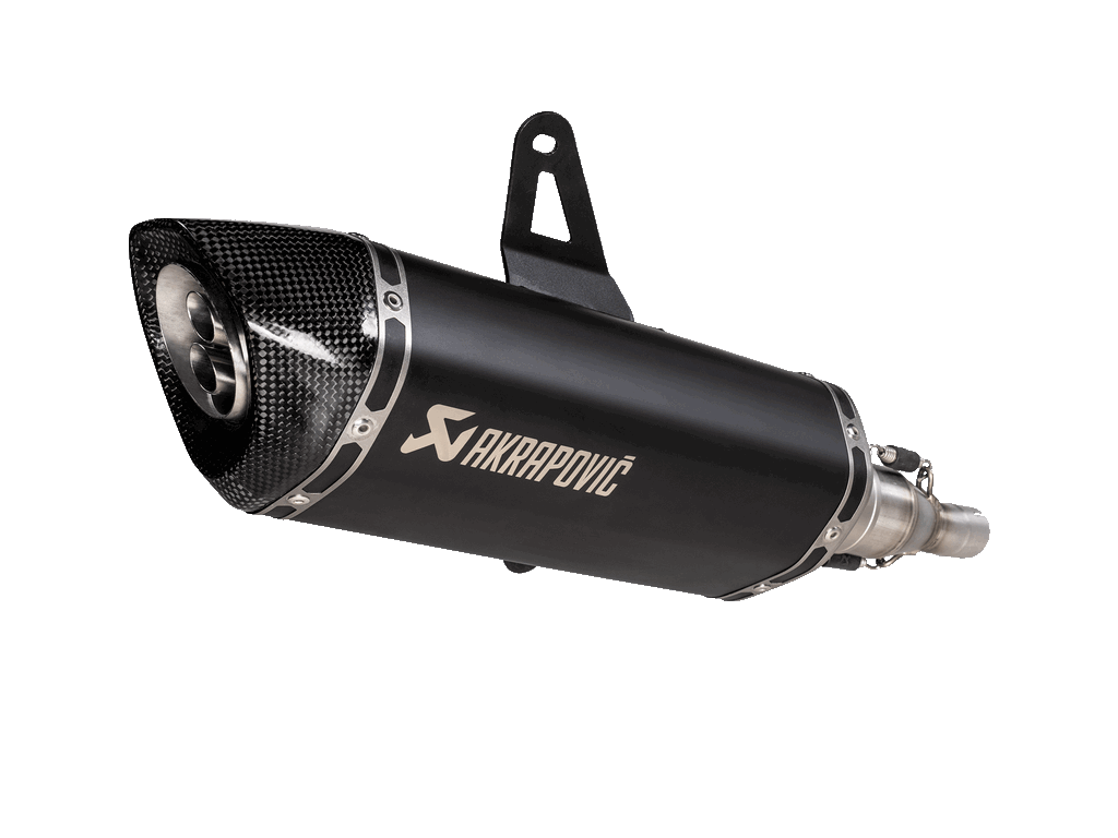 AKRAPOVIC S-IT125SO1-HRTBL Глушник Slip-On Line (Titanium) (Схвалення ЄС, Схвалення ECE) для ITALJET Dragster 125/200 2021-2022 Photo-0 