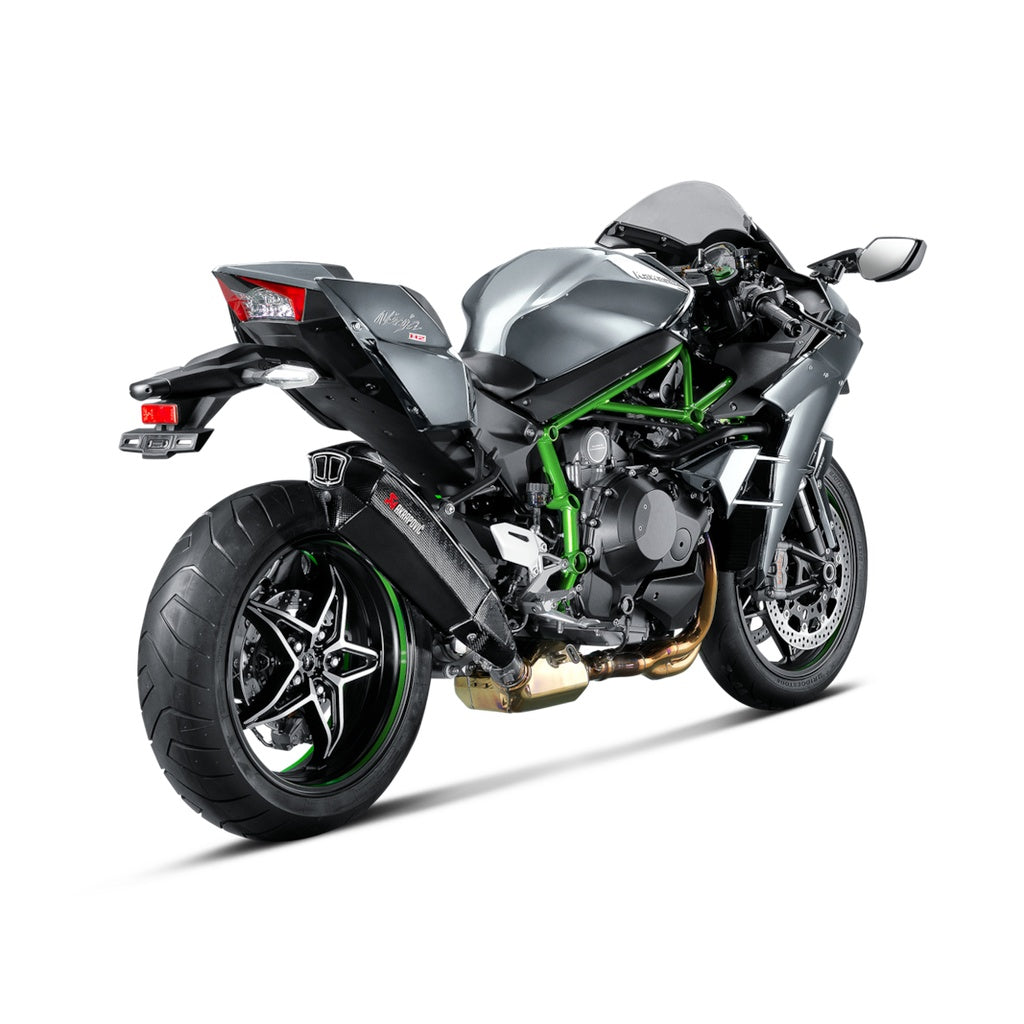 AKRAPOVIC S-K10SO15-HHX2C Глушник Slip-On Line (карбон) для KAWASAKI Ninja H2 Photo-3 