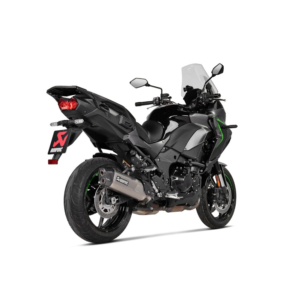 AKRAPOVIC S-K11SO1-HGJT Глушник Slip-On Line (титан) для KAWASAKI Versys 1100 Photo-2 