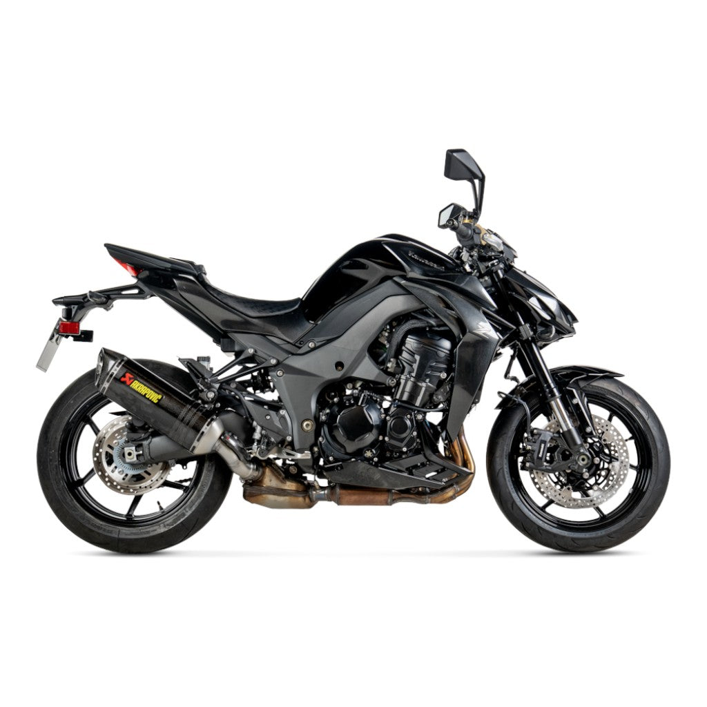 AKRAPOVIC S-K11SO2-HRC Вихлопна система Slip-On Line (карбон) для KAWASAKI Z1100 2025-2026 Photo-1 