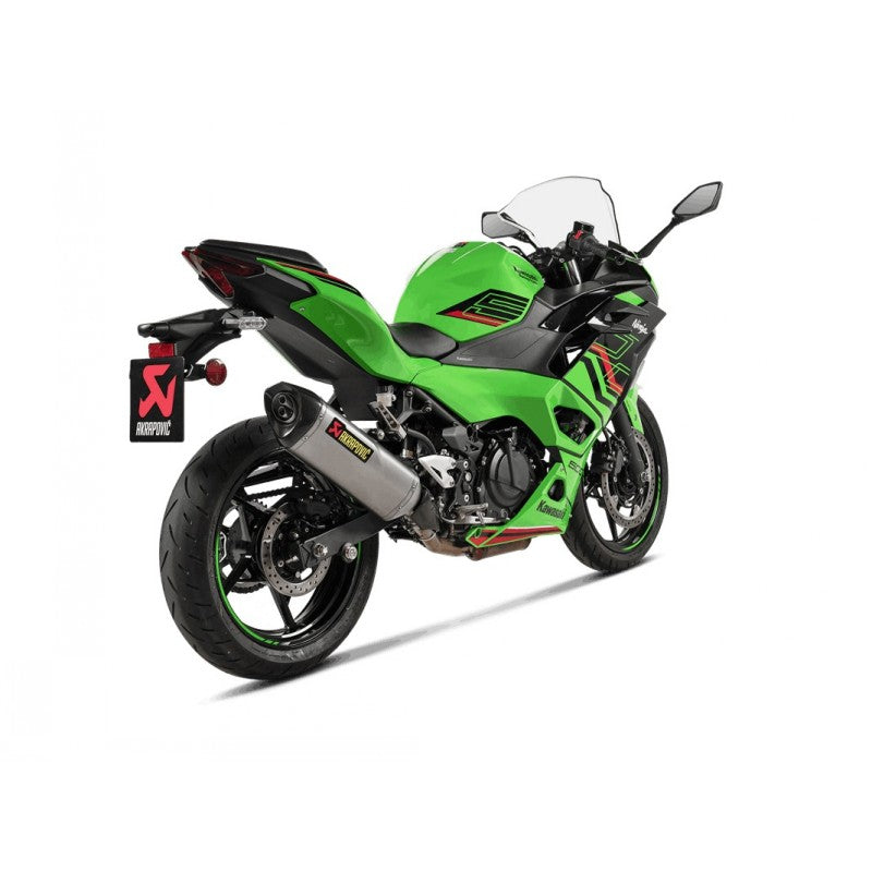 AKRAPOVIC S-K5SO1-HRT Вихлоп Slip-On Line (титан) для KAWASAKI Ninja 500 / Z500 2024- Photo-1 