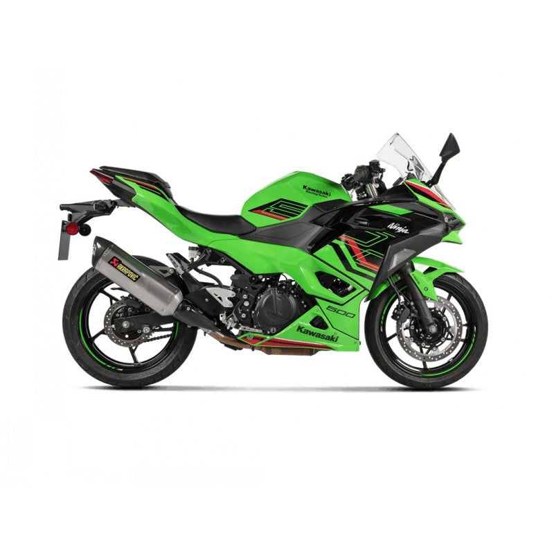 AKRAPOVIC S-K5SO1-HRT Вихлоп Slip-On Line (титан) для KAWASAKI Ninja 500 / Z500 2024- Photo-2 