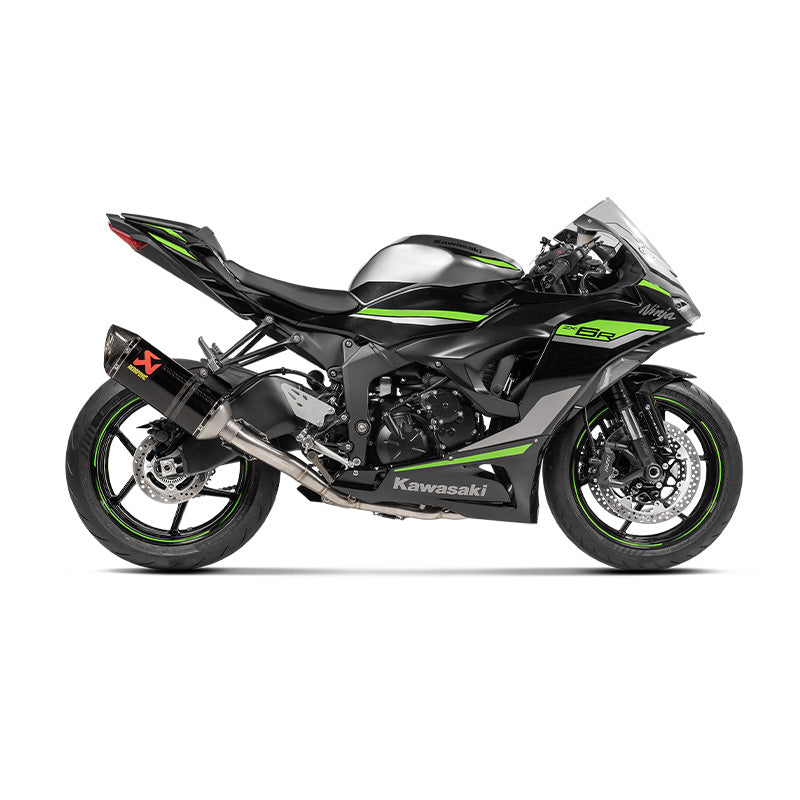 AKRAPOVIC S-K6SO7-ZC Глушник Slip-On Line (Carbon) для Kawasaki Ninja ZX-6R 2009-2019 рр. Photo-1 