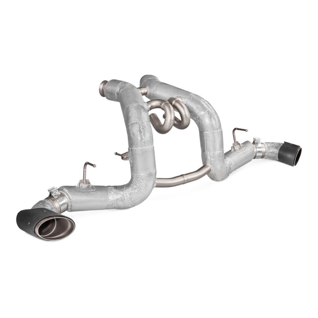 AKRAPOVIC S-MC/TI/3 Вихлопна система Slip-On Line (титан) для MCLAREN 540C / 570S / 570S Spider / 570GT Photo-0 