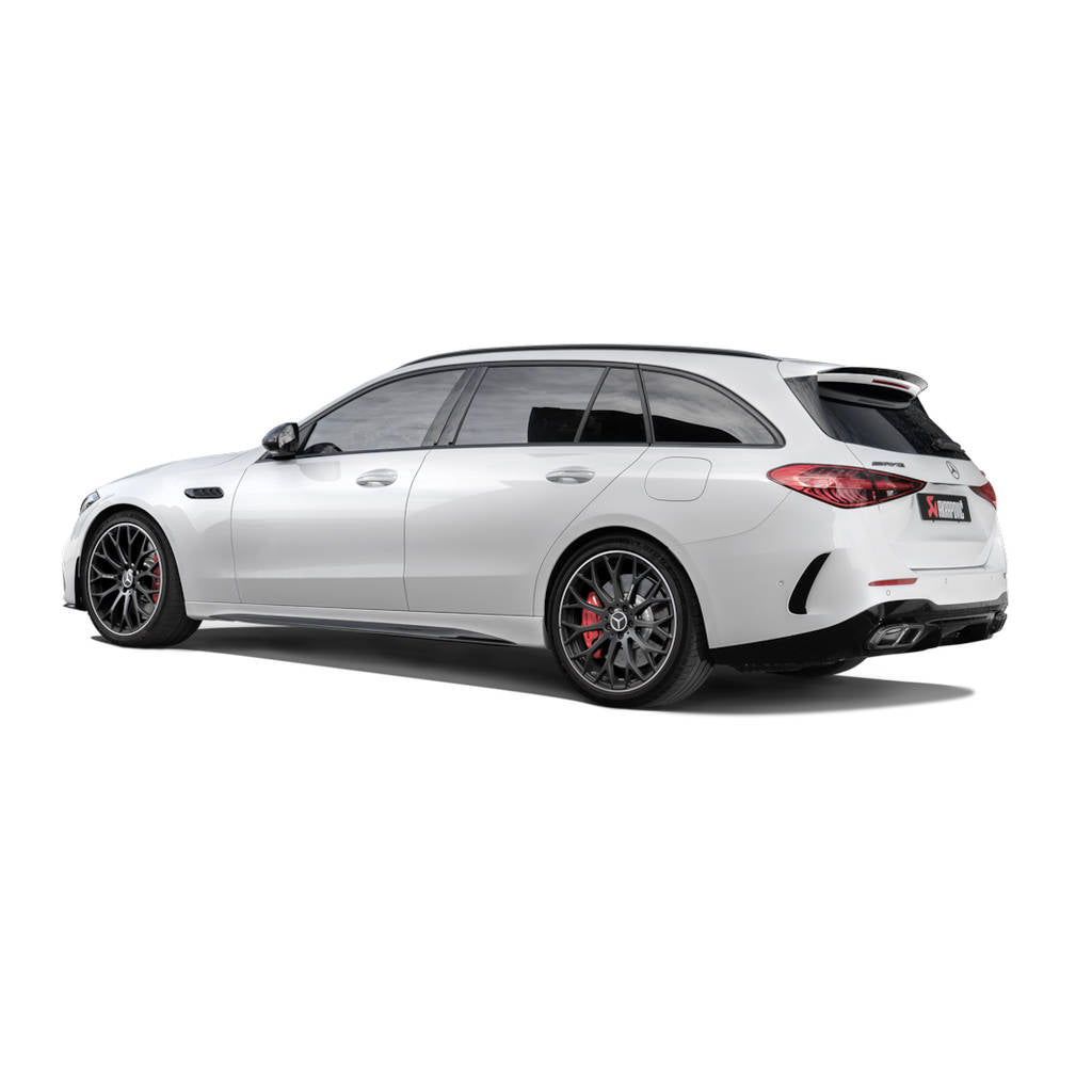 AKRAPOVIC S-ME/T/18H Вихлопні глушники Slip-On Line (Титан) для MERCEDES-AMG C63 S E Performance (W206 / S206) Photo-1 
