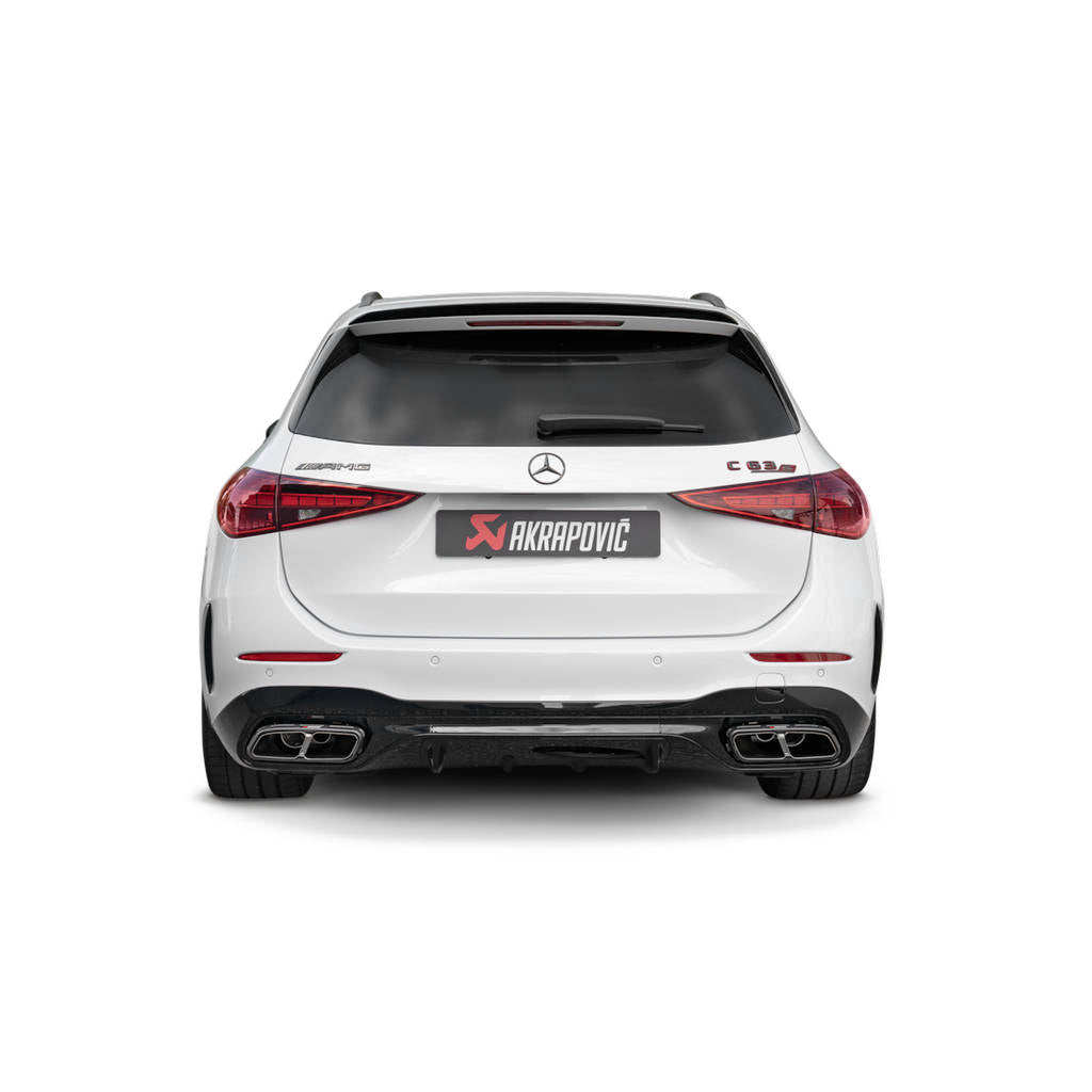 AKRAPOVIC S-ME/T/18H Вихлопні глушники Slip-On Line (Титан) для MERCEDES-AMG C63 S E Performance (W206 / S206) Photo-2 