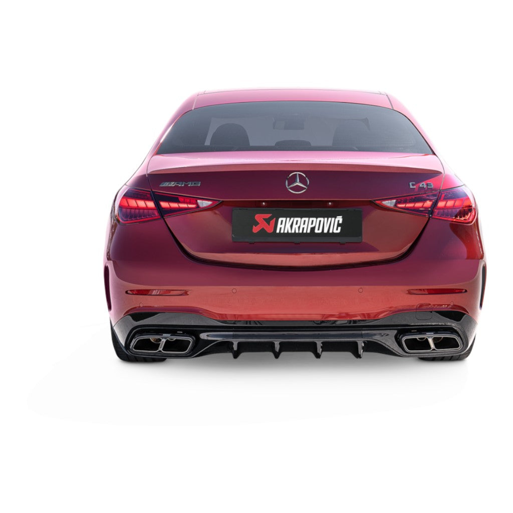AKRAPOVIC S-ME/T/18H Вихлопні глушники Slip-On Line (Титан) для MERCEDES-AMG C63 S E Performance / C43 4Matic (W206 / S206) Photo-4 
