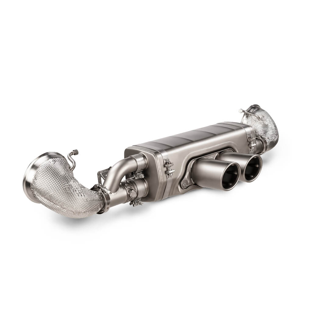AKRAPOVIC S-PO/TI/23 Вихлопна система Slip-On Race Line (титан) для PORSCHE 911 GT3RS (992) / GT3 (992 / 992.2) Photo-1 