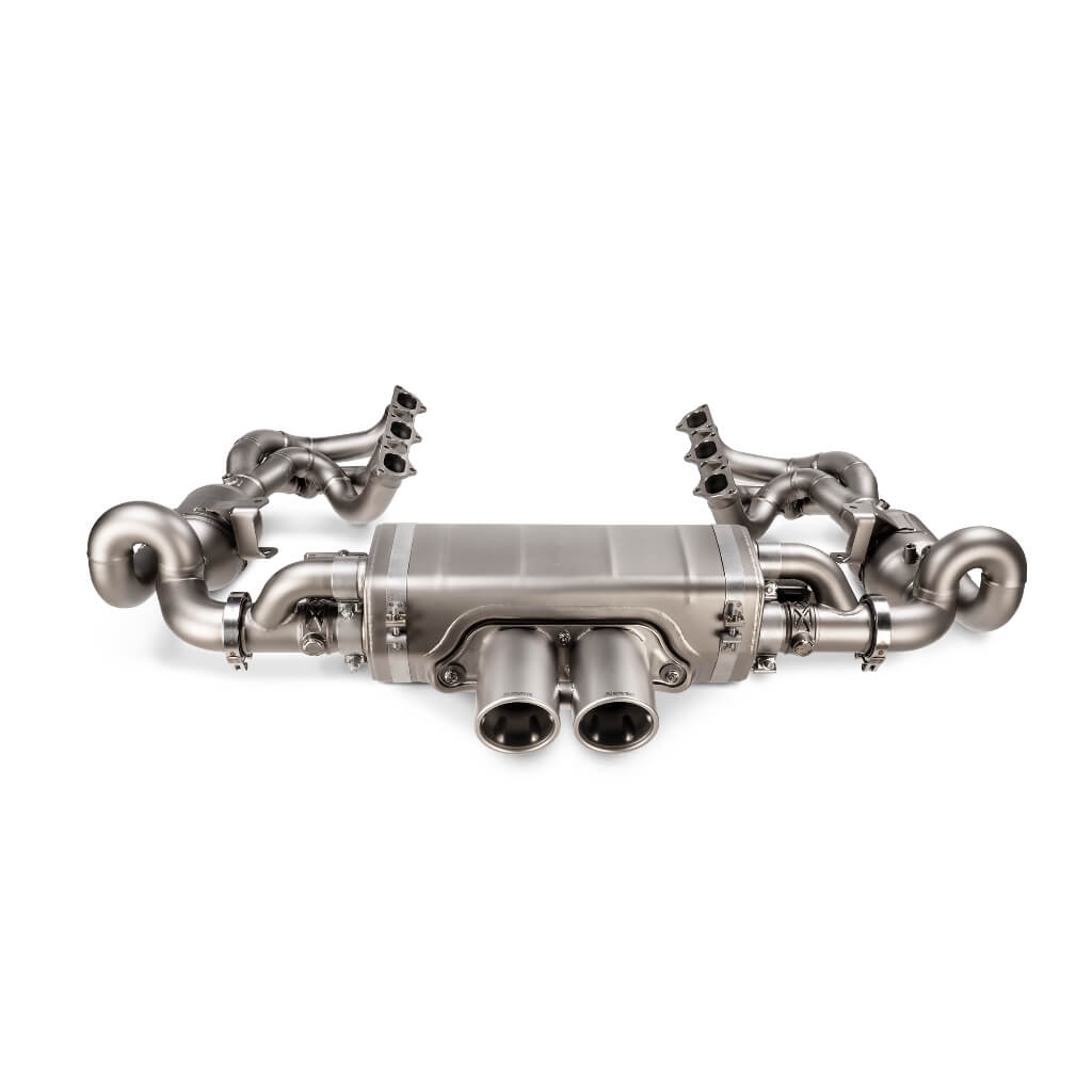AKRAPOVIC S-PO/TI/23 Вихлопна система Slip-On Race Line (титан) для PORSCHE 911 GT3RS (992) / GT3 (992 / 992.2) Photo-2 