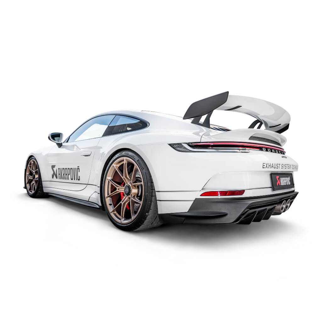 AKRAPOVIC S-PO/TI/23 Вихлопна система Slip-On Race Line (титан) для PORSCHE 911 GT3RS (992) / GT3 (992 / 992.2) Photo-3 