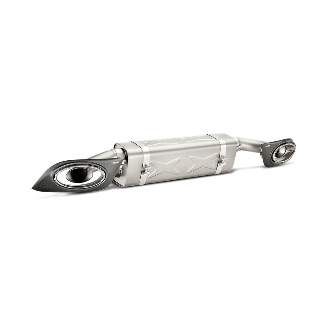 AKRAPOVIC S-PO991TSO-HT Вихлопна система Slip-On Line (титан) для PORSCHE 911 Turbo / Turbo S (991) Photo-0 