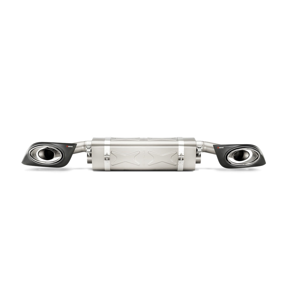 AKRAPOVIC S-PO991TSO-HT Вихлопна система Slip-On Line (титан) для PORSCHE 911 Turbo / Turbo S (991) Photo-1 