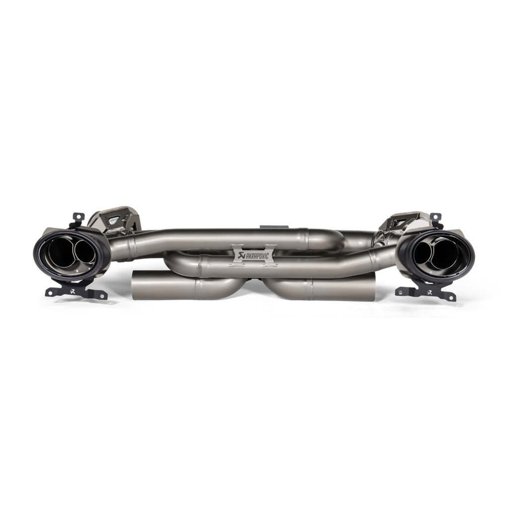 AKRAPOVIC S-PO/T/8 Вихлопна система Slip-On Race Line (Titanium) для PORSCHE 911 Carrera / Carrera S / Carrera 4 / Carrera 4S / Carrera GTS (992) Photo-0 