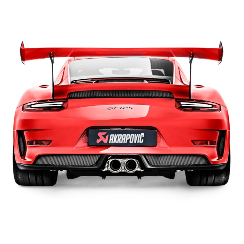 AKRAPOVIC S-PO/TI/10H Глушник Slip-On Line (титан) для PORSCHE 911 GT3 / GT3RS (991.2) Сертифікат ECE Photo-1 