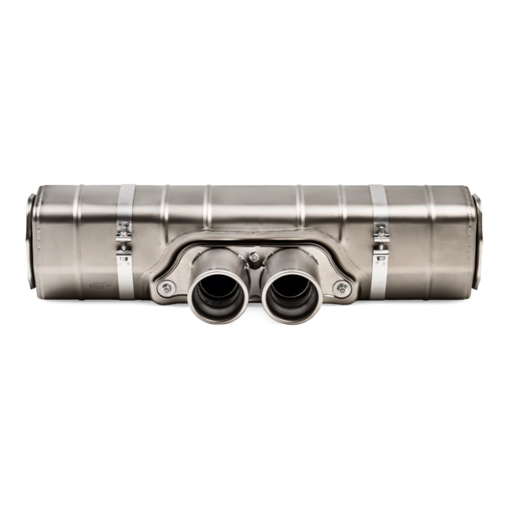 AKRAPOVIC S-PO/TI/10H Глушник Slip-On Line (титан) для PORSCHE 911 GT3 / GT3RS (991.2) Сертифікат ECE Photo-0 