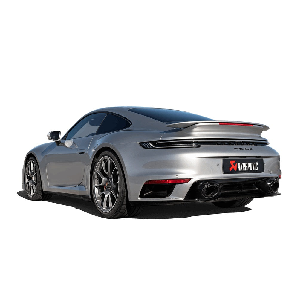 AKRAPOVIC S-PO/TI/19 Вихлопна система Slip-On Race Line (Titanium) для PORSCHE 911 Turbo / Turbo S / Cabriolet / Sport Classic (992) 2020- Photo-1 