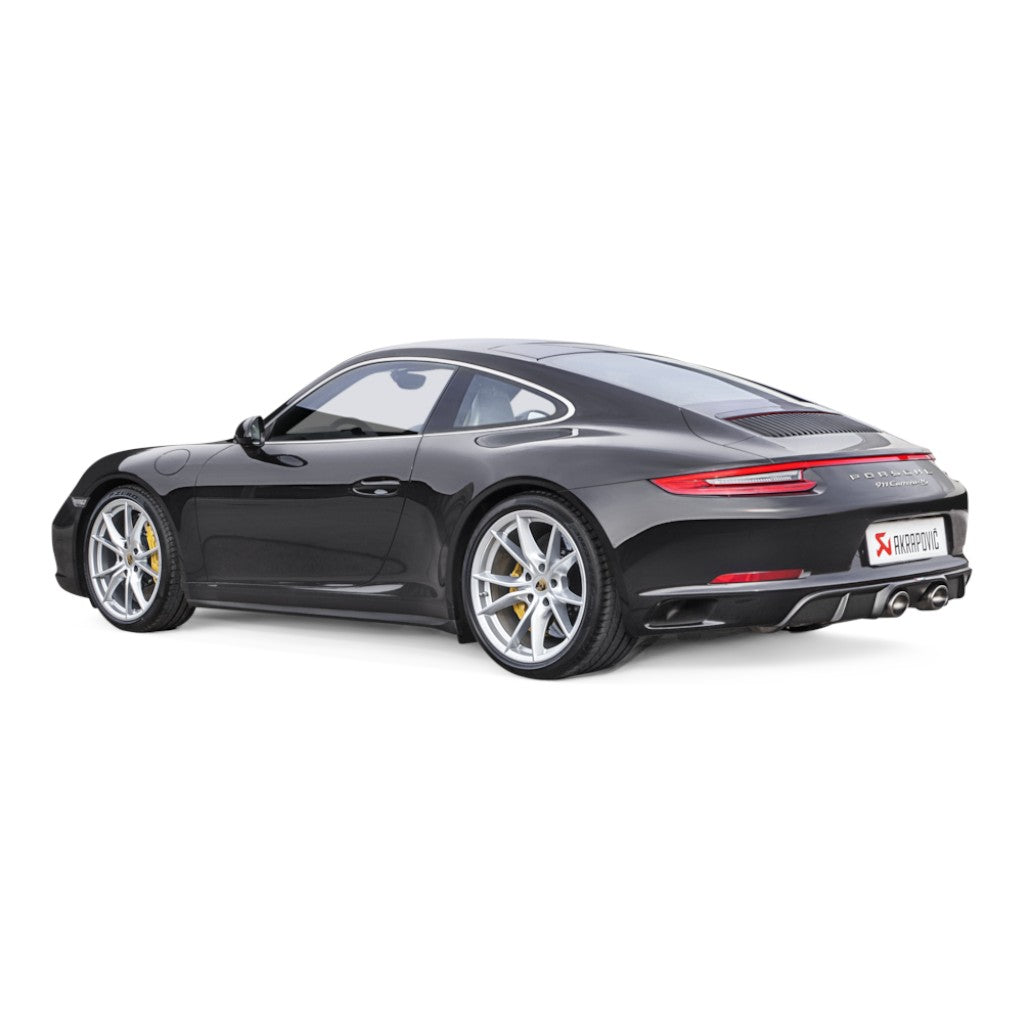 AKRAPOVIC S-PO/TI/5H Вихлопна система Slip-On Line (титан) для PORSCHE 911 Carrera / S / 4 / 4S / GTS (991.2) OE Non Sport Exhaust Photo-3 