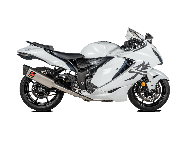 AKRAPOVIC S-S13R1-APLT Вихлопна система Racing Line (Titanium) Suzuki Hayabusa GSX-R 1300 2021 Photo-1 