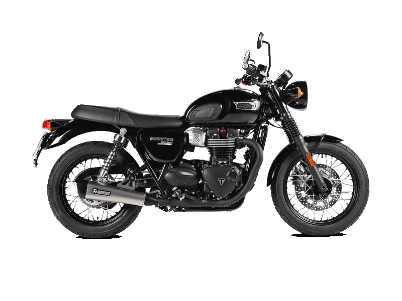 AKRAPOVIC S-T12SO4-HCQT Глушник Slip-On Line (Titanium) для Triumph Bonneville T120 2016 - 2020 Photo-1 