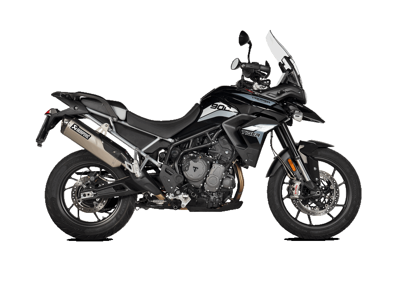 AKRAPOVIC S-T9SO3-HRT Вихлопна система Slip-On Line (Titanium) TRIUMPH TIGER 850 / 900 2020-2021 Photo-1 