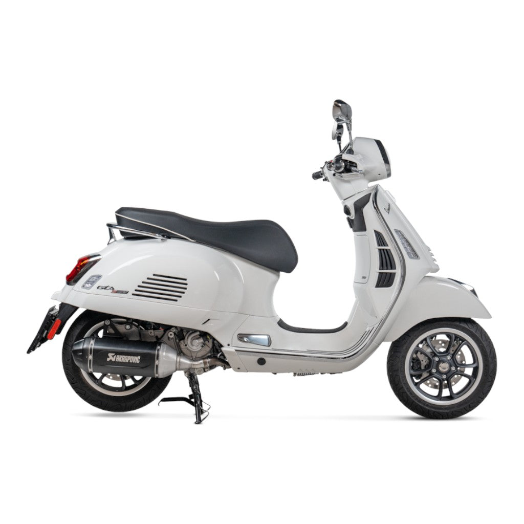 AKRAPOVIC S-VE3SO12-HWSSBL/1 Вихлопна система Slip-On Line (нержавіюча сталь) для VESPA GTS 310 / Super / SuperSport / SuperTech 2024-2026 Photo-1 