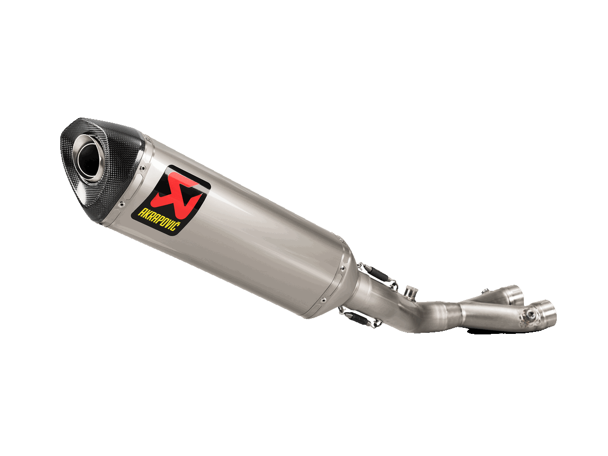 AKRAPOVIC s-Y10SO19-RT / TD Вихлопна система Slip-On (Titanium) Track Day YAMAHA YZF-R1 2015-2020 Photo-1 