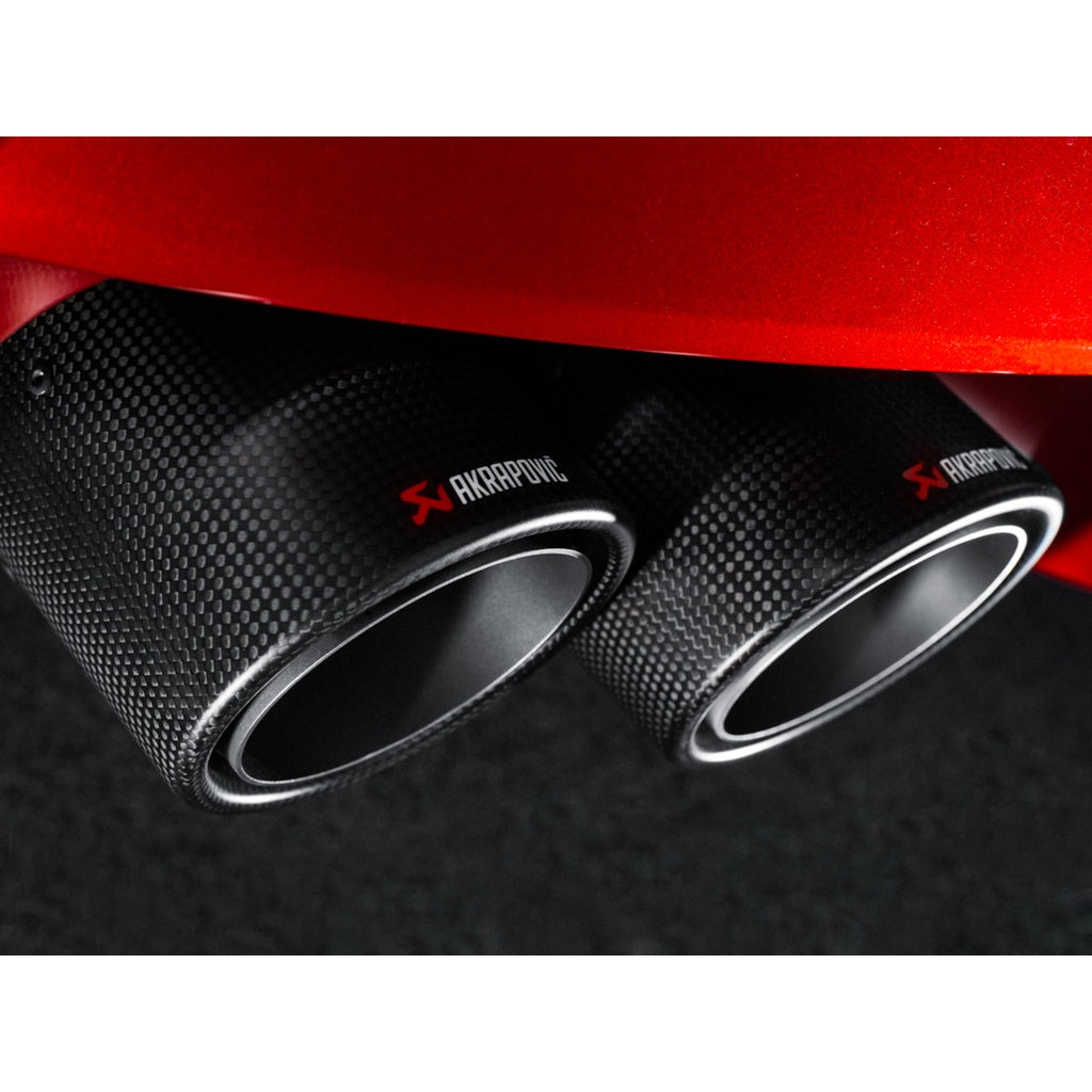 AKRAPOVIC TP-CT/10 Комплект насадок вихлопу (карбон) для BMW M5 (F10) / M6 (F12 / F13) / M6 Gran Coupe (F06) Photo-2 