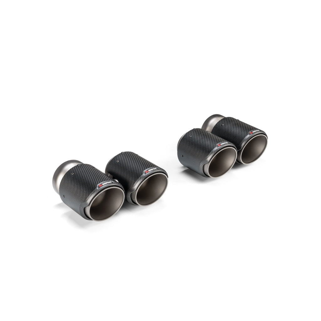 AKRAPOVIC TP-CT/68 Комплект наконечників вихлопних труб циліндричної форми (карбон) для BMW M2 (G87) / M3 (G80 / G81) / M4 (G82 / G83) Photo-0 