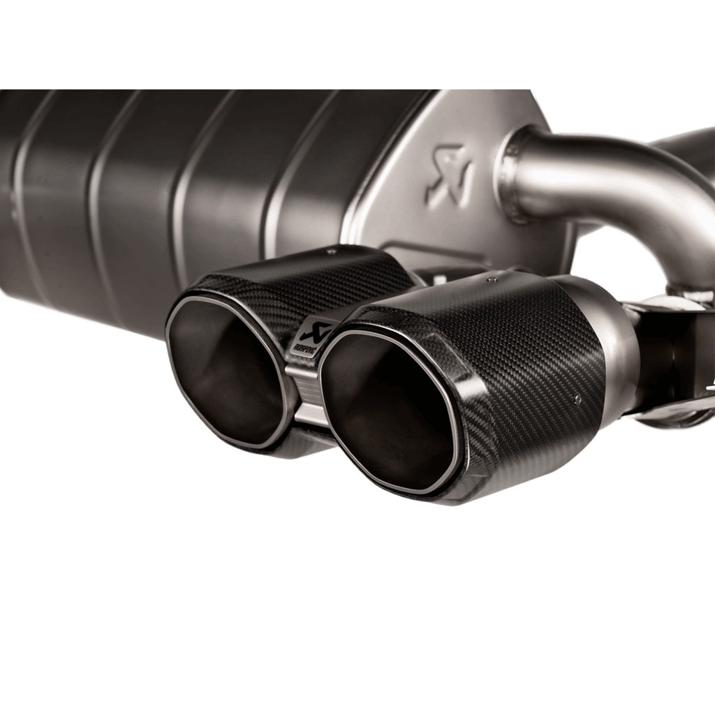 AKRAPOVIC TP-CT/69 Комплект наконечників вихлопних труб шестикутний дизайн (карбон) для BMW M2 (G87) / M3 (G80 / G81) / M4 (G82 / G83) Photo-2 