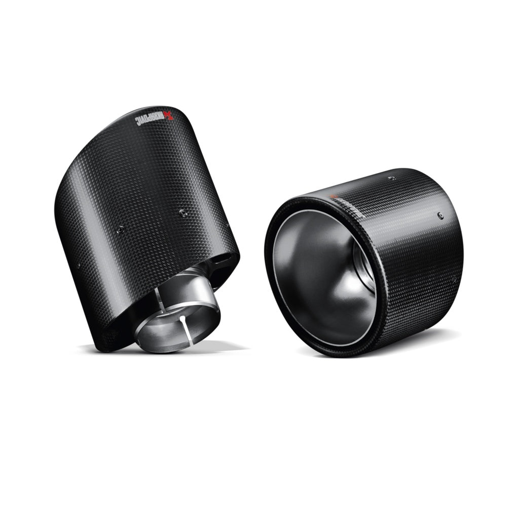 AKRAPOVIC TP-NIZ34-C Комплект насадок вихлопу (карбон) для NISSAN 370Z (Z34) 2009-2020 Photo-0 