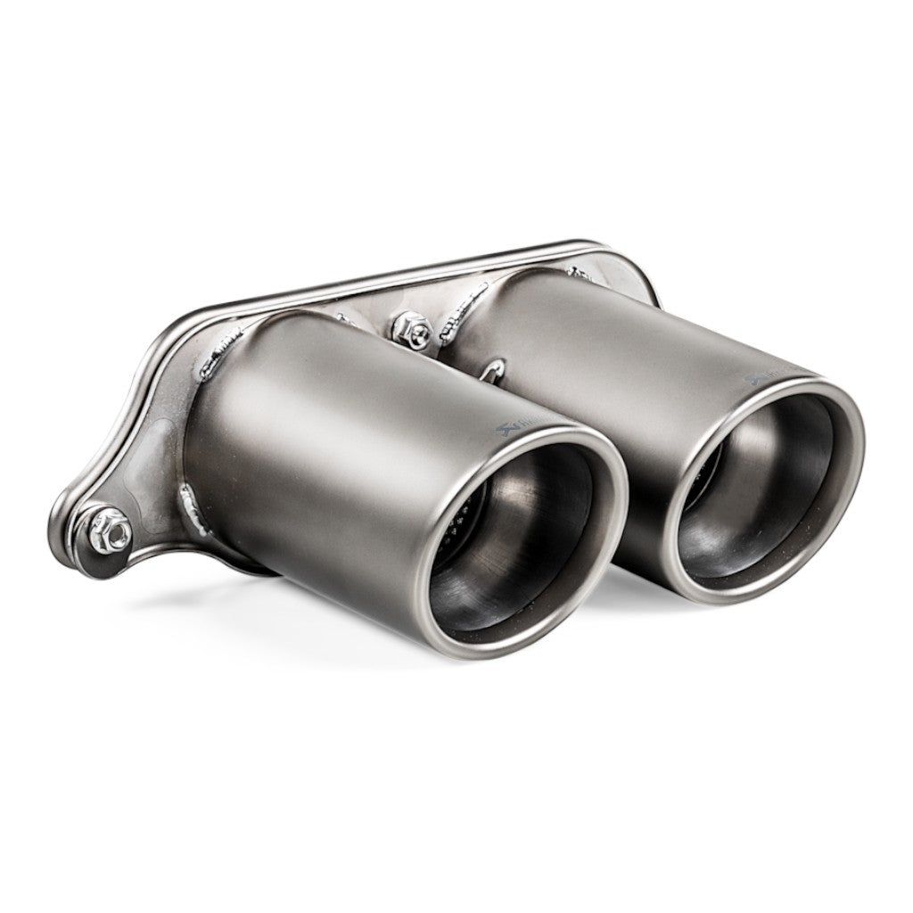 AKRAPOVIC TP-T/S/19 Комплект насадок на вихлоп (титан) для PORSCHE 911 GT3RS (991.2) 2018–2020 Photo-0 