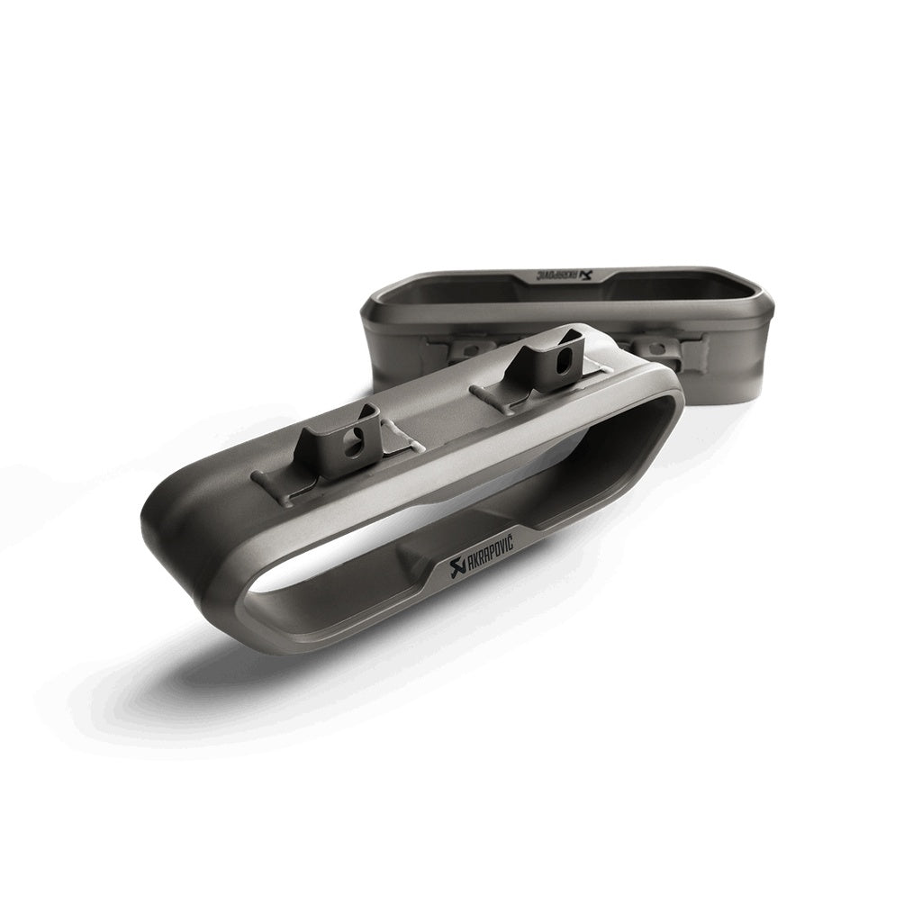 AKRAPOVIC TP-T/S/24/1 Комплект наконечників вихлопних труб (титан) для MERCEDES-BENZ AMG G63 (W465 / W463A) 2018+ Photo-0 