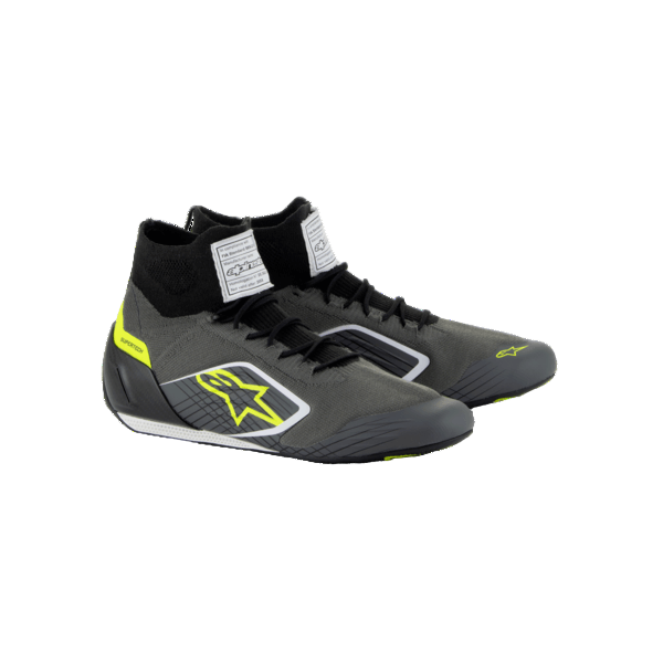 ALPINESTARS 2710125-9179-44 Черевики для автоспорту Supertech, Сірий / Чорний / Жовтий, Розмір 44 Photo-0 