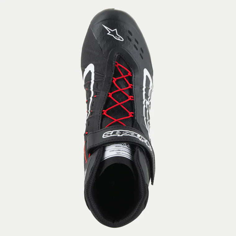 ALPINESTARS 2712124_123_10 Черевики для картингу TECH-1 KX V3 FIA 8877-2022 - Чорний / Білий / Червоний, Розмір 10 Photo-3 