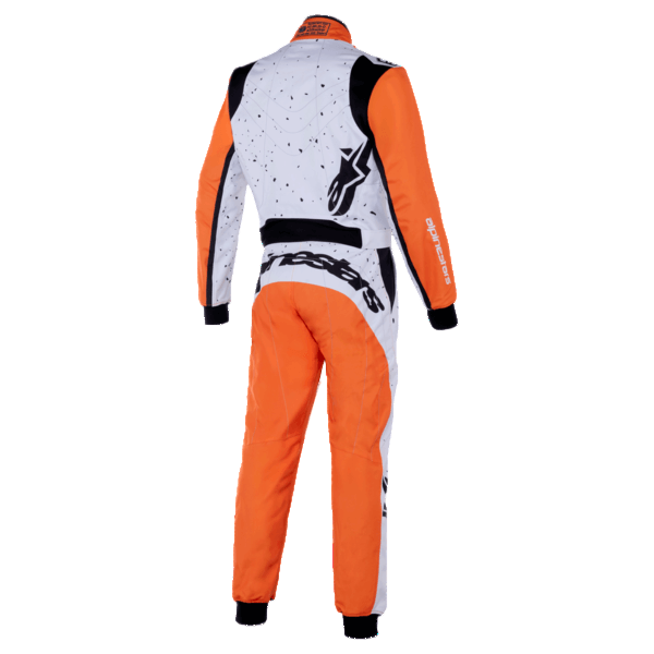 ALPINESTARS 3350125-2005-42 Костюм для картингу KMX-9 V3, Білий / Оранжевий / Чорний, Розмір 42 Photo-1 