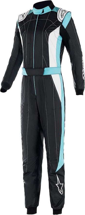 ALPINESTARS 3360022_1721_36 Жіночий костюм для автоспорту Stella GP Pro Comp V2 FIA Чорний / Блакитний / Білий, Розмір 36 Photo-1 