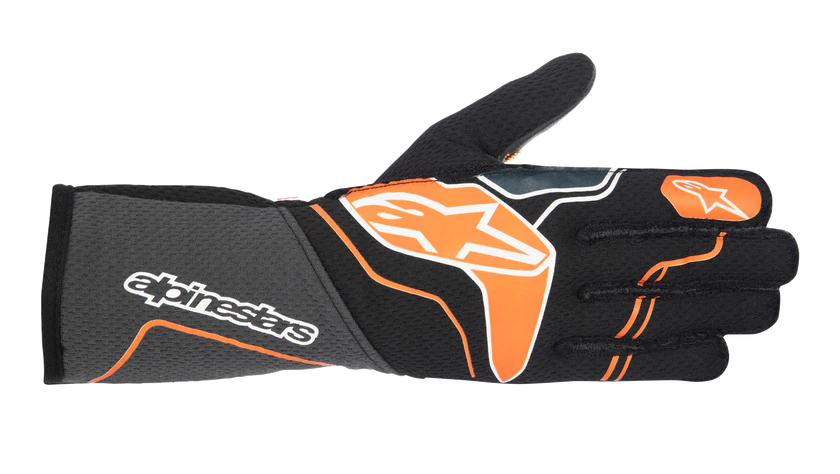 ALPINESTARS 3550123_156_3XL Рукавички для автоспорту Tech-1 ZX V3 Чорний / Оранжевий флуо, Розмір 3XL Photo-1 