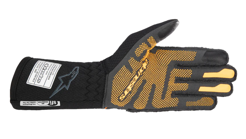 ALPINESTARS 3550123_156_3XL Рукавички для автоспорту Tech-1 ZX V3 Чорний / Оранжевий флуо, Розмір 3XL Photo-2 