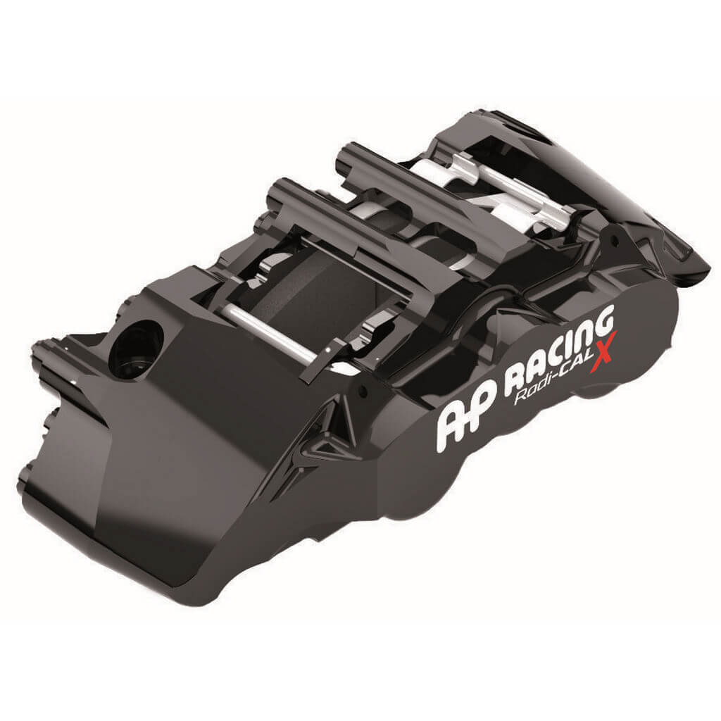 AP RACING CP8576-3S0BG14 Лівий гальмівний супорт Heavy-Duty Radi-CAL X, 6 поршнів, чорний Photo-0 
