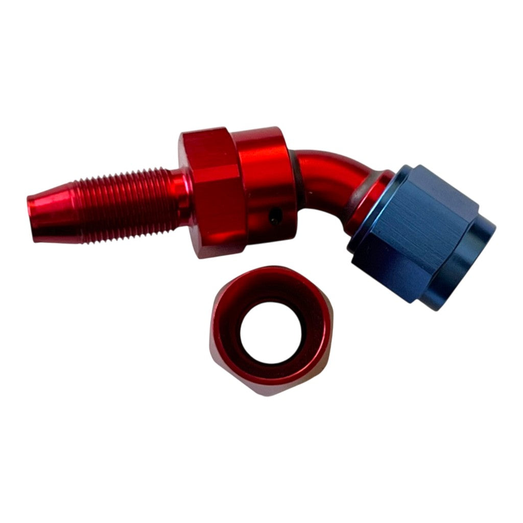 ARD ARE0209-4506-RED/BLU Фітинг AN6 45° червоний/синій Photo-3 
