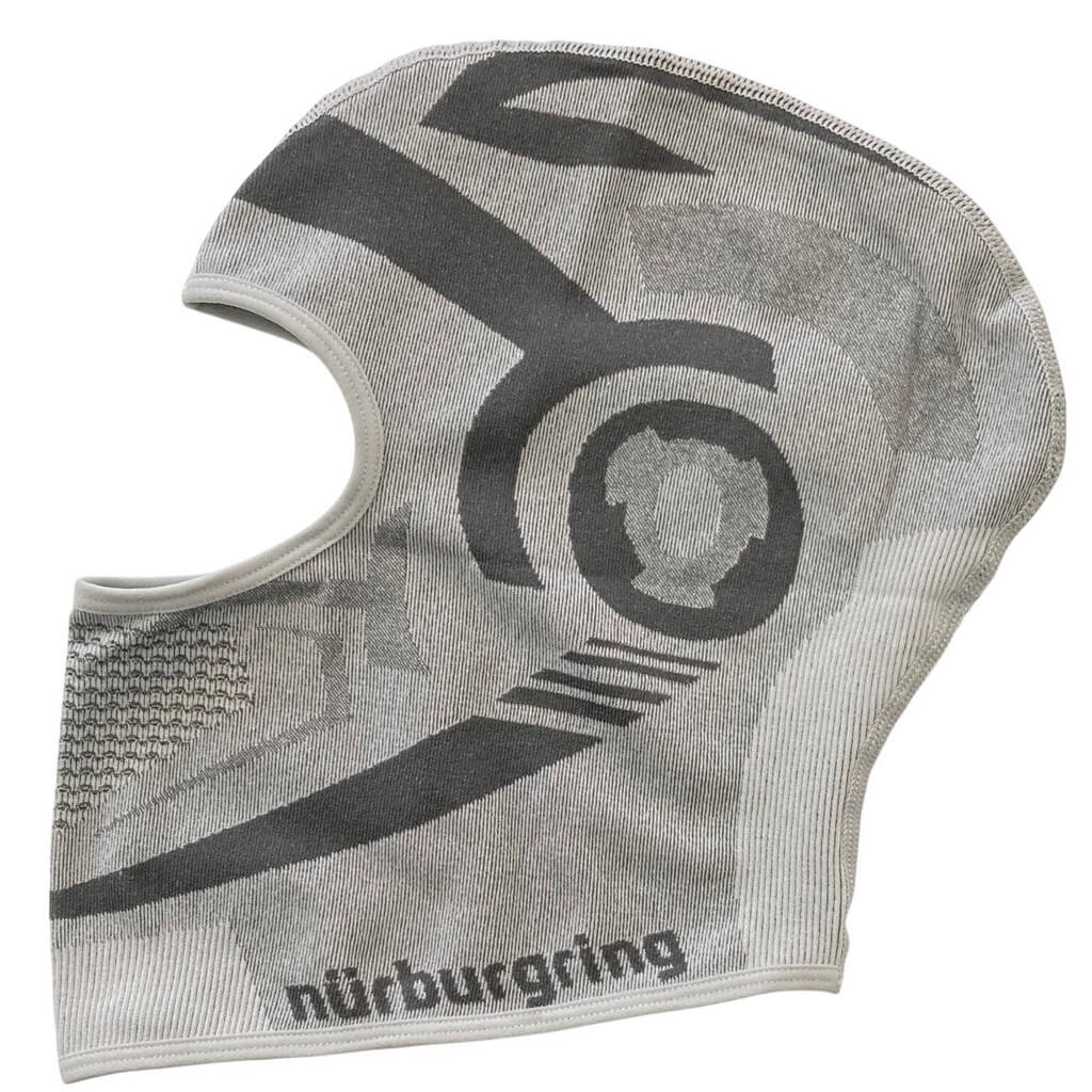 ATOMIC AT-KRTB-NBR-G-S Балаклава для картингу Nürburgring Edition, колір сірий, розмір S (Офіційно ліцензований продукт Nürburgring) Photo-3 